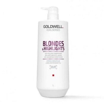 Goldwell Dualsenses Blondes & Highlights Anti-Yellow Conditioner 1000ml Halo Hair & Skin - rosehipskincare.com.au