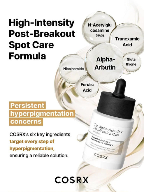 COSRX The Alpha-Arbutin 2 Discoloration Care Serum sukinnaturals sukinnaturals.com.au
